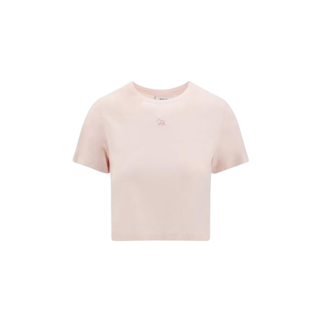 메종키츠네 베이비 폭스 반팔 티셔츠 핑크 여성 MW00105KJ0008 0140