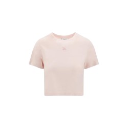 메종키츠네 베이비 폭스 반팔 티셔츠 핑크 여성 MW00105KJ0008 0140