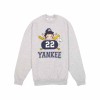 와일드동키 옌키 그래픽 맨투맨 그레이 공용 YANKEE