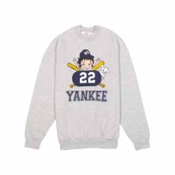 와일드동키 옌키 그래픽 맨투맨 그레이 공용 YANKEE