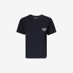 아페쎄 루 마담 박시 반팔 티셔츠 네이비 여성 COHBM F26389 TIQ